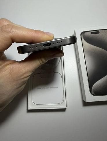 redmi note 16: IPhone 15 Pro, 256 GB, Natural Titanium, Zəmanət, Kredit, Qırıq — 1