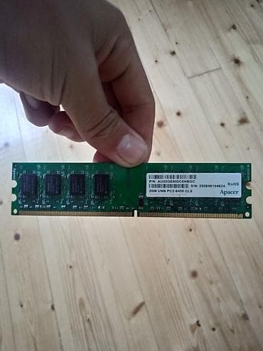 realme gt master: Operativ yaddaş (RAM) Apacer, 2 GB, < 1333 Mhz, DDR2, PC üçün, İşlənmiş — 1