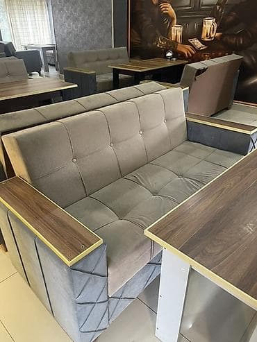 beton sifarisi: Kafe/restoran üçün mebel və kondisioner dəsti - Yumşaq oturacaq — 2