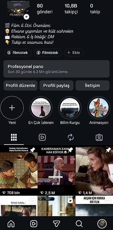 Оборудование для бизнеса: Instagram da 11K səhifə satılır. Tam original takipçilərdi hamsı. ona — 1