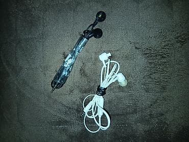 mp3 pleyer: Yeni Simli Qulaqcıqlar, Samsung, rəng - Ağ — 1