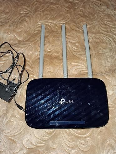 TP-Link simsiz Wi‑Fi router - Brend/model: TP-Link (3 antenalı Wi‑Fi