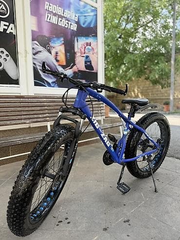 peredoklu velo: Zig-Zag fatbike velosiped Real Aliciya Endirim😍 - Rəng: mavi - Karkas — 2