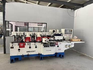 Инструменты: Polovoy Dəzgahı QMB4020FT çoxbucaqlı kalibrovka və yonma xətti – taxta — 2