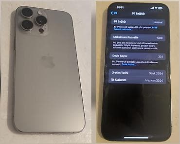 IPhone 15 Pro Max, Gümüşü, Face ID