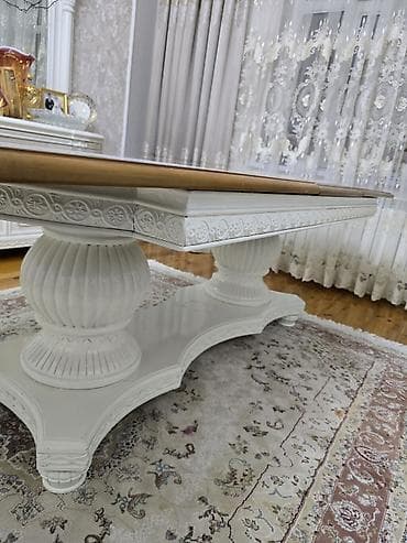 stol sufreleri: Klassik masa, Açılan, Taxta, Dördbucaq masa — 2