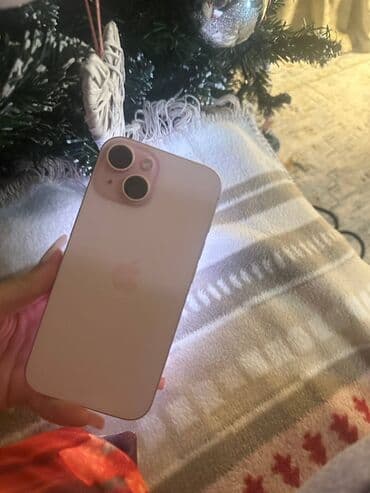 IPhone 15, 128 GB, Çəhrayı, Face ID