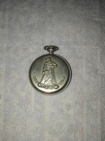 gumuş saat: Moskva markalı mexaniki cib saatı - Klassik dairəvi korpus, üst — 2