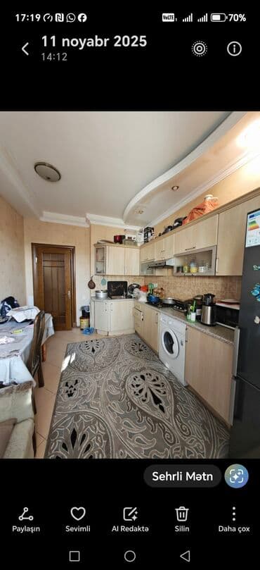 arenda moykalar 2020: Metro İnşaatçılar 50_60_metr məsafədə Qanuni 2_otaq mənzil satılır — 4