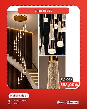 led guzgu: Led Çılçıraq, 4 və daha çox lampa — 1