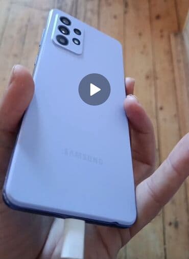 samsung kabrolari: Samsung Galaxy A52, 128 GB, rəng - Bənövşəyi, Barmaq izi — 4