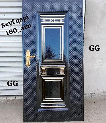 mebel materialı: Yeni və sifarişlə Seyf Qapi 160_azn Ag reng olarsa elave 15 azn Olcu — 1