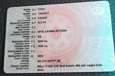 ford sedan: Ford Transit yük mikroavtobusu - Korpus: Uzun baza, yüksək tavanlı, 3 — 9