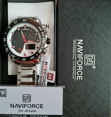 idman saatı: Yeni, Qol saatı, NaviForce, rəng - Qara — 3