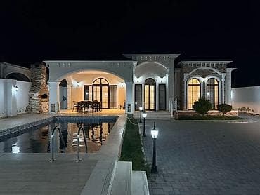 Villa – hovuzlu, geniş həyətli Günlük İcarəyə verilir Ailəniz və