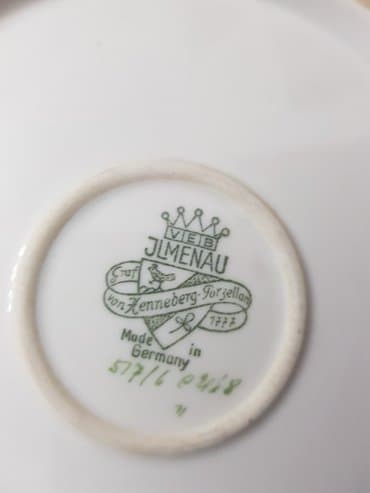 meyve qabı: Qedimi bowqab gdr 1950 illin j'lemenau meysen buketi cox nadir antik — 4