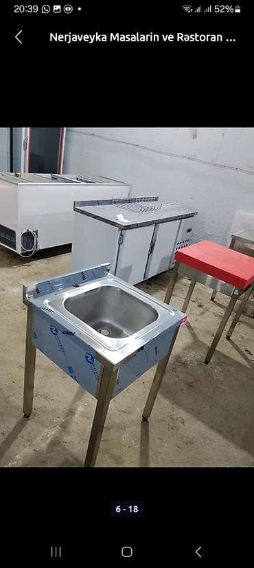 Restoran tosterləri: Nerjaveyka Masalarin ve Restoran Avadanliqlarin Hazirlanmasi, Her — 6