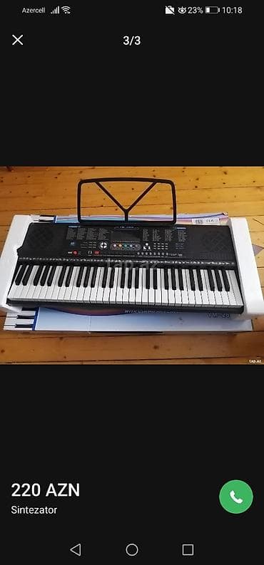 midi klavyatura: Синтезатор, Б/у — 3
