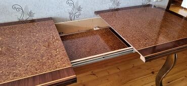стол стойка для кухни: Qonaq masası, İşlənmiş, Açılan, Taxta, Dördbucaq masa — 1