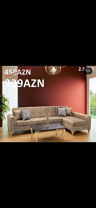 dolab hamam: Künc divan dəstləri – müxtəlif modellər - Rahat L‑şəkilli dizayn, 3–4 — 3