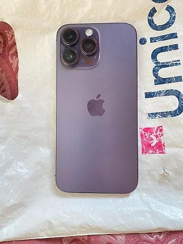 m 2: IPhone 14 Pro Max, 128 GB, Deep Purple, Face ID — 1
