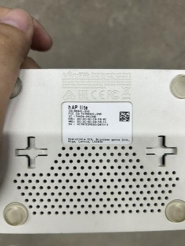 MikroTik hAP lite (RB941-2nD) Wi‑Fi routeri - Ev və kiçik ofislər