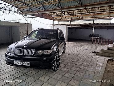 Avtomobil satışı: BMW X5 (E53) – mat qara rəngli, şəhər və off-road üçün rahat SUV — 4