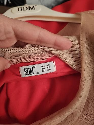 razrezli don: Ağ rəngli, uzun ziyafət/gecə geyimi – V.I.P brendi 40-42 ölçü geyimler — 6