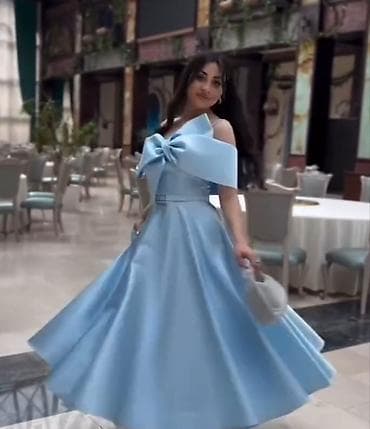 Göy rəngdə zərif ziyafət/libas 280 manata alınıb - Allegra - Model