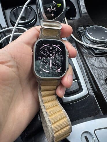 Смарт часы: Смарт часы, Apple, Водонепроницаемый, цвет - Бежевый — 6