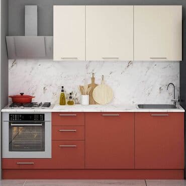 metbex mebeli gence: Sifarişlə mətbəx dəsti, Özü çəkən petlələr, Mat laminat, Kredit var, Pulsuz çatdırılma — 23