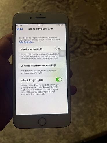 iphone 8 barter var: IPhone 8 Plus, 64 GB, Qızılı, Barmaq izi — 2