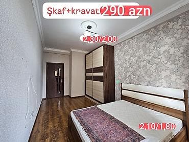 Yataq otağı dəsti: şkaf + kravat - Qiymət: 290 AZN (şəkildə