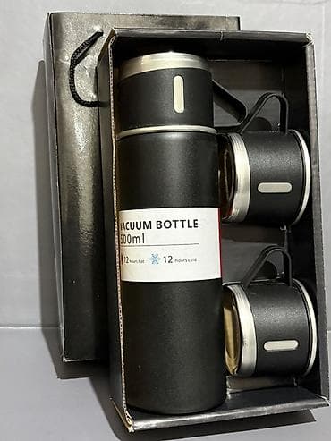 termos: Rəng - Qara, Termos, Paslanmayan polad, 0,5 bucket volume l — 5