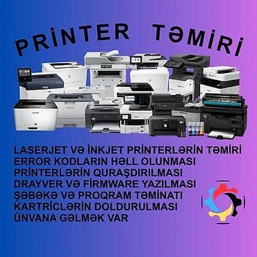 proqram: 🖨️Laserjet və inkjet printerlərin təmiri ❗Error kodların həll olunması — 1