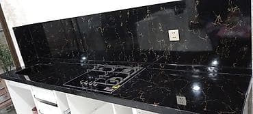 sutular: Mətbəx üçün kvars (kvars-kompozit) stolüstü və arxa panel həlli - — 10