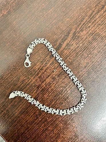 Сумки: Браслет, Серебро, 13 г, Бесплатная доставка — 1