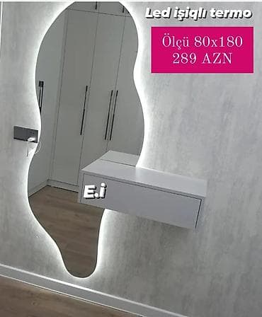 Güzgü Divar üçün, Makiyaj üçün, Arxa işıqlı