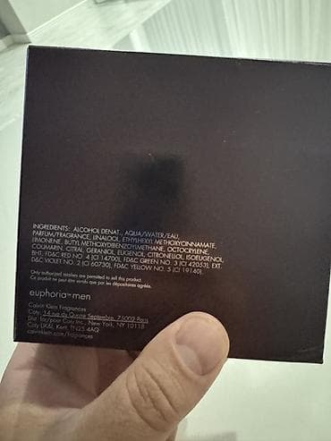 kurtkalar kişi: Calvin Klein Euphoria Men – Eau de Toilette, 100 ml (3.3 FL OZ) - — 3