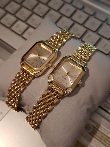 Qol saatları və aksesuarlar: Yeni, Qol saatı, Quartz, rəng - Qızılı — 2