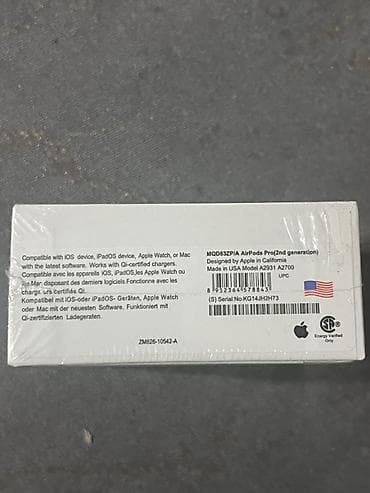 klaviatura apple: Yeni Simsiz (Bluetooth) Qulaqcıqlar, Apple, rəng - Ağ — 2