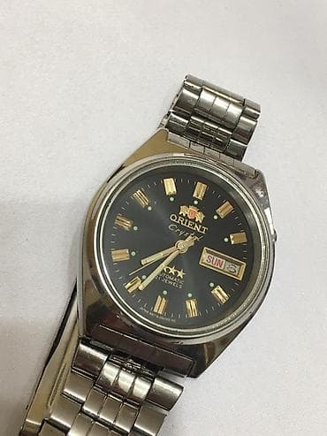 Смарт браслеты: Наручные часы, Orient, цвет - Черный — 3