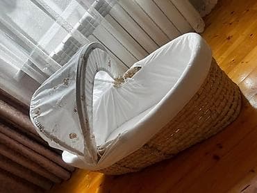 körpə kravatı: Oğlan və qız üçün, İşlənmiş, Yumru, Beşik, Dəst ilə, Matras ilə, Yellənmə mexanizmsiz — 5