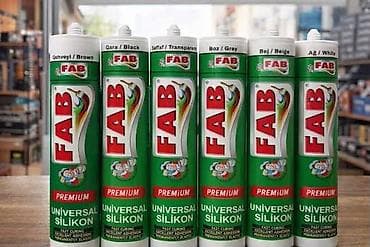 FAB Premium Universal Silikon – müxtəlif səthlər üçün peşəkar mastika — 1