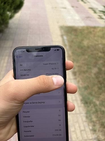kontakt home iphone 17 pro max qiyməti: IPhone Xs Max, 256 GB, Qızılı, Face ID — 4