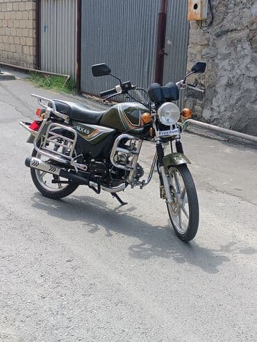 niva stoplari rcd: MX49 motosiklet - Rəng: zeytun-yaşıl, dekorativ narıncı-ağ qrafiklər — 5