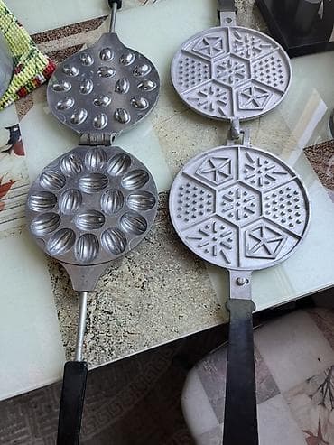 Şirniyyət qəlibləri, rəng - Gümüşü, Metal, Oval