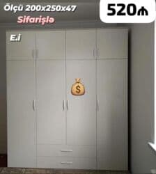 duz lampasi: Yeni, Açılan, Düz dolab, Qarderob, paltar dolabı — 1