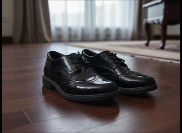 Uşaq üçün qara laklı klassik ayaqqabı - Ölçü: 32 (şəkildə göstərilib)