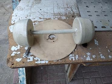 продам гантели бу: Гантели, Вес: 16 кг — 1